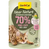 GimCat Near Nature 16 x 85 g - Oksekød & And