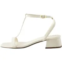 Next Sandaler med rem uldhvid