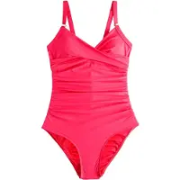 Next Formgivende badedragt pink