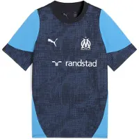 Puma Olympique de Marseille Training Jersey Youth, Clothing, Navy/Azure, 9-10Y