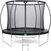 Salta Trampolin Cosmos Ø305 cm, sort inkl. stige og sikkerhedsnet
