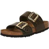Birkenstock Sandaler 'Sydney' brun / sort