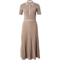 Michael Kors Strikkjole 'FIT N FLARE' mokka