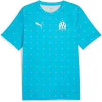 Puma Olympique de Marseille Pre-match Jersey Men, Sport, Azure/White, XXL
