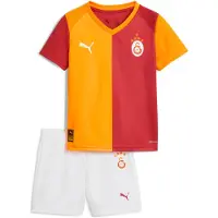 Puma Galatasaray SK 25/26 Home Minikit Kids, Clothing, Red Rhythm/Intense Orange, 5-6Y