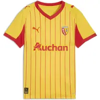 Puma RC Lens 25/26 Home Jersey Youth, Clothing, Pelé Yellow/Red, 9-10Y
