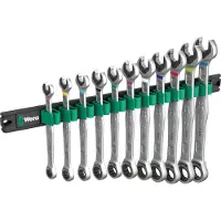 Wera Værktøjssæt 9630 Magnetic Strip 6000 Joker 1, 11 dele, skruenøgle (kombinationsskraldenøgle med holdefunktion)