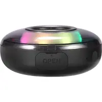 STREETZ Transparent bluetooth-højttaler med TWS og LED-lyseffekter, 5 W