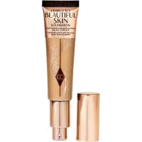 Charlotte Tilbury - Beautiful Skin Foundation - Langtigsholdbar Foundation Med Justerbar Dækkeevne - Beautiful Skin Foundation - 8 Warm - For Women