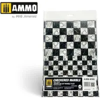 Vallejo Ammo: Checkered Marble - firkantede formskårne marmorfliser (2)