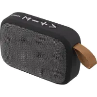 STREETZ S101 bærbar Bluetooth-højttaler, USB/TF/FM, sort S101-BLK Modsvarer: N/A