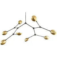 101 Copenhagen Drop Chandelier lysekrone Messing