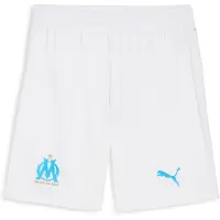 Puma Olympique de Marseille 25/26 Shorts Men, Sport, White/Azure, 3XL