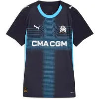 Puma Olympique de Marseille 25/26 Away Jersey Women, Sport, Navy/Luminous Blue, XL