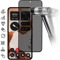 Mtp Products Nothing CMF Phone 2 Pro Privacy Full Cover Skærmbeskyttelse Hærdet Glas - Sort Kant