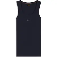 BOSS BOSStil kvinder. 50547548 T-shirt C Ematites blå (S), Casual, Syntetisk