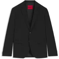 HUGO HUGOtil mænd. 50540157 Sort blazer Arti sort (90), Casual, Party, Syntetisk, Klassisk