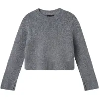 LMTD Pullover 'NLFKLEAVE' grå-meleret