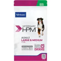 Virbac Veterinary HPM Voksen hund Large & Medium - Økonomipakke: 2 x 12 kg