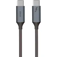 Sinox beslag Sinox SXI07661, 1 m, USB C, USB C, USB4 Gen 2x2, 40 Gbit/sek, Sort