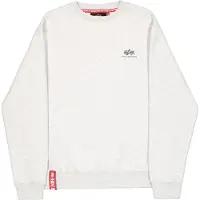 Alpha industries Sweatshirt sort / hvid-meleret