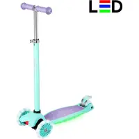 Nils Fun børnescooter med LED-lys HLB1310 lilla