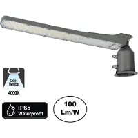 Grundfos 100W LED gatvės šviestuvas FLAMINGO, pilkas, 4000K