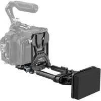 SmallRig 4063B, Sort, Aluminium, Rustfrit stål, 1/4-20, 180°, FX3,EOS R7,EOS R10,EOS R6,LUMIX GH6,EOS R5,LUMIX GH5, EOS R5C,a7S III,LUMIX S5..., 245,5 mm