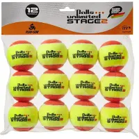 Balls Unlimited Stage 2 Tennisbolde Taske 12 Enheder