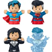 Little People Superman Samlerfigurer Gennem Tiderne 4 Enheder