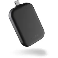 ZENS Single Lader Qi til Airpods USB-C Sort