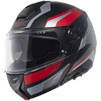 Schuberth Concept Tracer Klaphjelm Mat/Rød 65