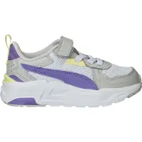 Puma Trinity Lite Sneakers Kids, Shoes, White/Lavender Alert/Glacial Gray, 30
