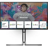 AOC U3 U27U3CV, 68,6 cm (27), 3840 x 2160 pixel, 4K Ultra HD, LCD, 4 ms, Sort