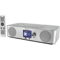 Soundmaster ICD2060SI, Internet, DAB+, FM, UKW, 15 W, MP3, 7,11 cm (2.8), Sort, Metallic