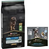 Purina Pro Plan 12 kg / 14 kg + 426 g Dental Care til store hunde gratis! - Large Robust Puppy Sensitive Digestion Lam (12 kg)