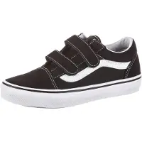 Vans Sko - Old Skool - Sort/Hvid m. Velcro - - 33 - Sko