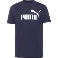 Puma Funktionsskjorte 'ESS No. 1' natblå / hvid