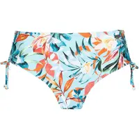 Venice beach Sportsbikinitrusse lyseblå / grøn / laks / mørkeorange