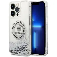 Karl Lagerfeld KLHCP14XLCRSGRS iPhone 14 Pro Max 6,7" sølv/sølv hardcase Liquid Glitter RSG