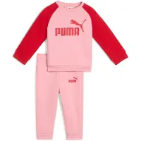 Puma Minicats Essentials Raglan Crew Set Toddler, Clothing, Pinkscape, 12-18M