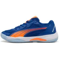 Puma NOVA Court Momo González Padel Shoes Unisex, Shoes, Vivid Blue/Heat Fire/White, 38.5