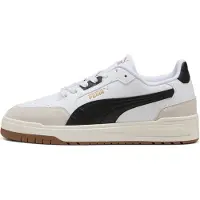 Puma Shuffle Downtown Sneakers Unisex, Shoes, White/Black/Vapor Gray, 38.5