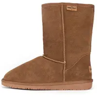 Minnetonka Snowboots 'Olympia' camel / mørkebrun