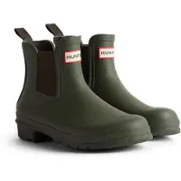Hunter Gummistøvler - Original Chelsea - Dark Olive - - 36 - Gummistøvler