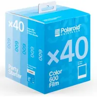 Polaroid Color Film 600 Type (8 exposures) - White Frame - 5-Pack