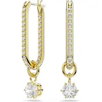 Swarovski Øreringe 'Constella' guld / transparent