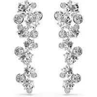 Swarovski Øreringe 'Constella' sølv / transparent