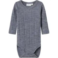Name it Body l/æ - Uld - Noos - NbmWang - Folkstone Gray - - 56 - Body L/Æ
