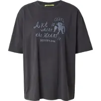 Scotch & Soda Washed Loose Fit Front Artwork T-shirt Med Korte ærmer